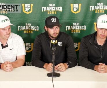 MGOLF | Matthew Anderson, Jakob Melin & Ben Partridge NCAA Tournament Selection Show Interview