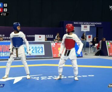 418 Quarter final Women  46kg INA HENI N K  JPN OKAMOTO R