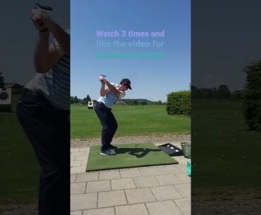 SMOOTH TEMPO GOLF SWING LagShot #shorts #golf #golfswing