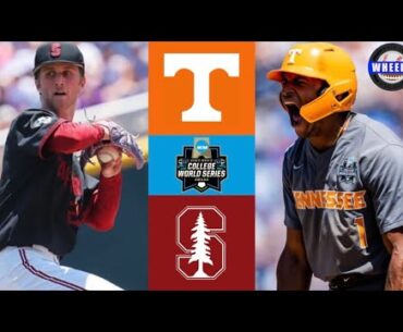 Tennessee vs #8 Stanford (EXCITING ELIMINATION GAME!) | College World Series | 2023 College Baseball