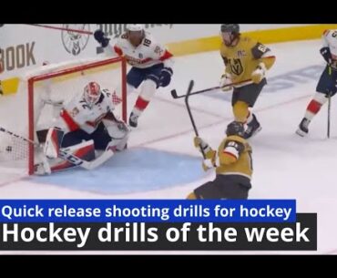 Quick release shooting drills for hockey