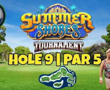 Master, QR Hole 9 - Par 5, ALBA - Summer Shores Tournament, *Golf Clash Guide*