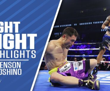 New Division New Shakur! Shakur Dominates Yoshino, 2 Knockdowns Gets Stoppage Win | FIGHT HIGHLIGHTS