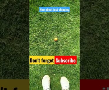 Golf swing|One hand Chipping|Sports videos| #shorts