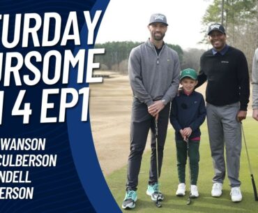 Dansby Swanson, Cole Swindell, Charlie Culberson, Ace Culberson Saturday Foursome SZN 4 EP1
