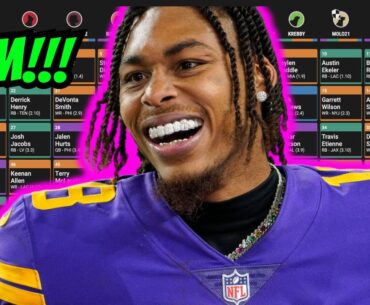Best Ball Mania Draft $25 to win $3 MILLION with WILD Vikings and Eagles Stack
