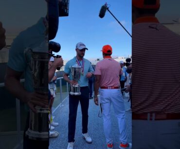 Special moment between Rickie and Wyndham | Seen & Heard at LACC