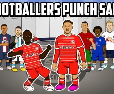 👊FOOTBALLERS PUNCH SANE👊 (Feat Ronaldo Messi Haaland Frontmen 5.10)