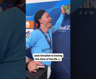 Jack Grealish was having the time of his life!