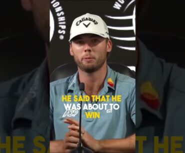 PGA Player Sam Burns lights up when realizes he won the same day as fellow Louisianian David Toms