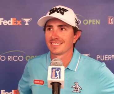Nico Echavaria Friday Flash Interview 2023 Puerto Rico Open · Round 2
