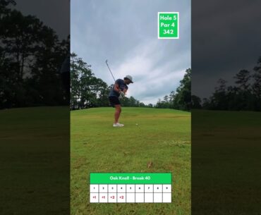 9 hole - Break 40 - Hole 5 - Oak Knoll CC