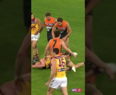 Callan Ward receives one-match ban for dangerous tackle on Lachie Neale.