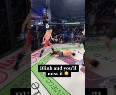Caught him with the kick 😮 (via upnextfighting/IG)