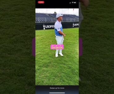 Bryson DeChambeau trick shot at #usopen ! #brysondechambeau #golf #tomgillisgolf