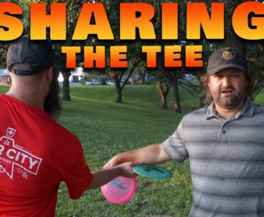 Playing Disc Golf at the Same Time