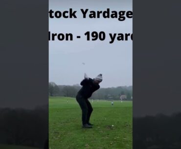 My Stock Yardages #golf #golfswing #golfer #progolfer #golftips #youtubeshorts #golfplayer #golfing