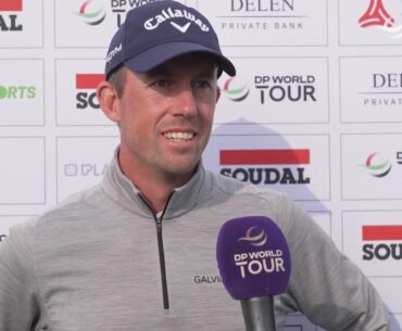 Alexander Bjork Thursday English & Swedish Flash Interview 2023 Soudal Open