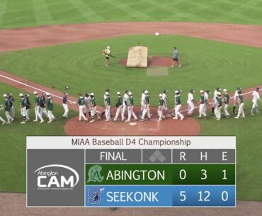 Abington Green Wave vs Seekonk Warriors MIAA D4 State Championship; June 18, 2023