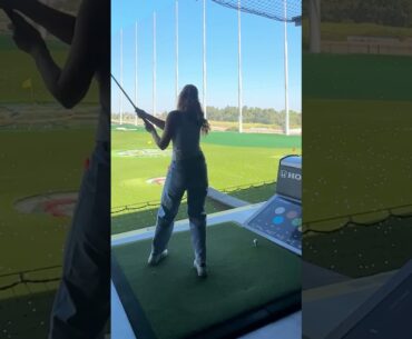 Who can hit a golf ball the best? 😂