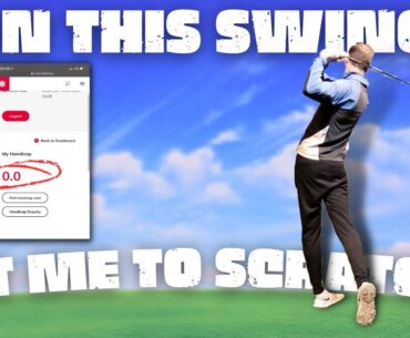 The best my golf swing has ever looked?! ‎👀