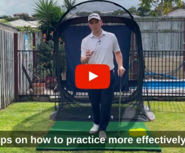How To Practice With A Spornia Net With PGA Teaching Professional Ryan Mouque