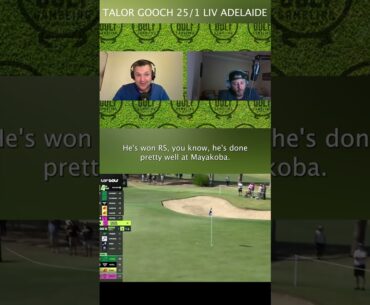 TALOR GOOCH 25/1 WIN AT LIV ADELAIDE