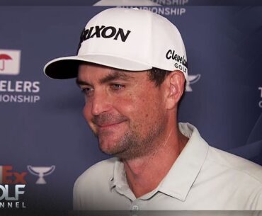 Keegan Bradley details his six-birdie Round 3 at Travelers Championship | Golf Channel