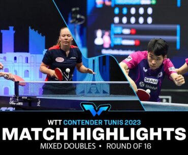 Ly/Cok vs Jang/Jeon | XD R16 | WTT Contender Tunis 2023