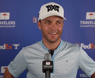 Eric Cole Friday Flash Interview 2023 Travelers Championship © PGA Tour