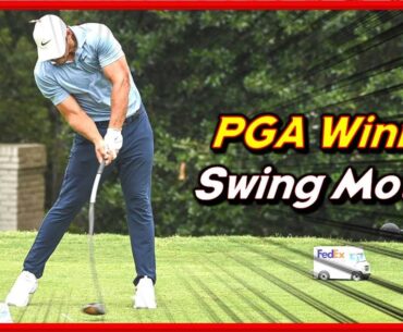 PGA Winner "Brooks Koepka" Powerful Swings & Slow Motions