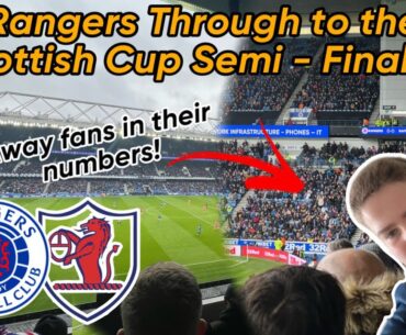 Rangers Through to the Scottish Cup Semis!!! - Rangers v Raith Rovers MATCHDAY Vlog!!!