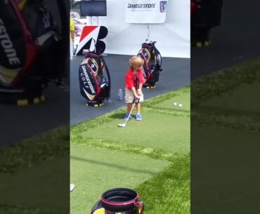 Charlie Woods golf swing in 2013