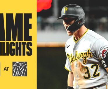 Henry Davis, Carlos Santana Deliver in 9th-inning Rally | Pirates vs. Marlins Highlights (6/23/23)