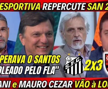 MÍDIA ESPORTIVA de TODO BRASIL EXALTA VITÓRIA do FLAMENGO | SANTOS 2 x 3 FLAMENGO