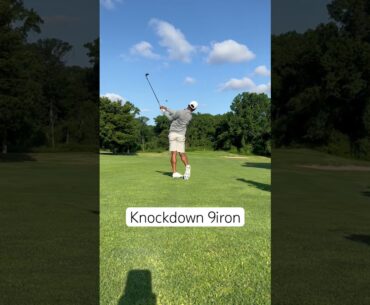 Knockdown iron shots are underrated 💯🏌🏾‍♂️ #golfswing #knockdownirons #golfvideos