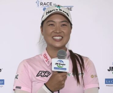 Minjee Lee Wednesday Press Interview 2023 JM Eagle LA Championship