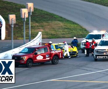 'Put safer barriers in' — Larry McReynolds' reaction to Ryan Blaney's wreck | NASCAR Race Hub