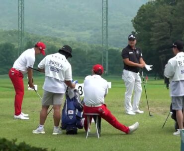 KPGA 코오롱한국오픈골프선수권대회  kolon korea open  황중곤 Hwang Junggon 프로  장유빈(A) Jang Yubin  korea pro golf