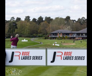 Drone footage of Bearwood Lakes, taken at the Rose Ladies Series 2023
