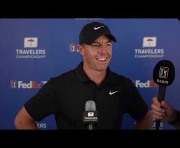 Rory McIlroy · Round 2 · Interview · 2023 Travelers Championship · PGA Tour