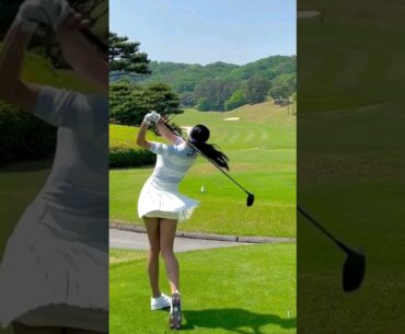 임팩트 소리가 ㄷㄷ KLPGA 장원주 프로 파워 스윙❤️