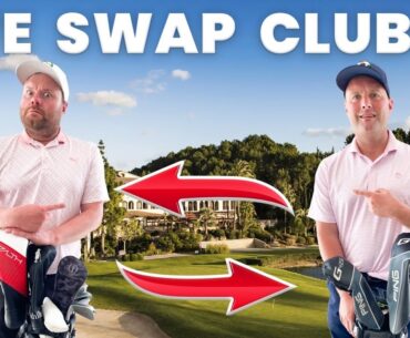 We SWAP Golf Clubs!! (Plus Best Shot Ever!) | Tubes v Ange 9 Hole Match | Son Vida