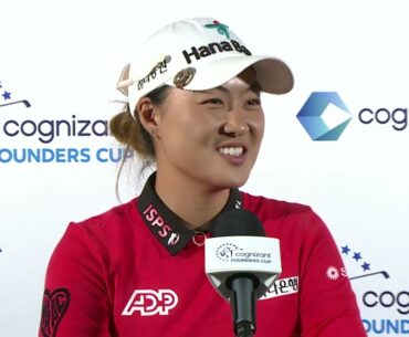 Minjee Lee Sunday Flash Interview 2023 Cognizant Founders Cup © LPGA