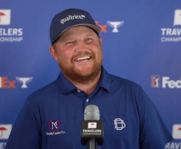 Zac Blair Sunday Flash Interview 2023 Travelers Championship © PGA Tour