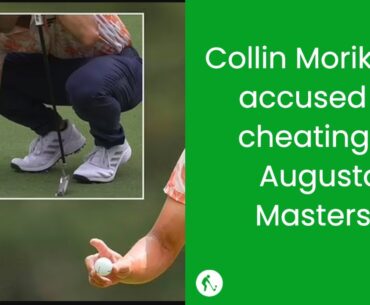 Collin Morikawa accused of cheating in Augusta Masters? #themasters
