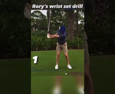 Rory McIlroy Wrist Set Drill 🔥 #golf #golfswing