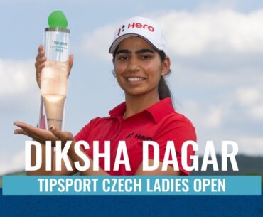 Diksha Dagar claims the Tipsport Czech Ladies Open 2023 with a total of -13
