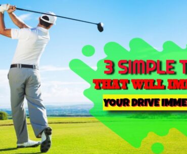 3 Simple Tips To Improve Drive #golf #golfswing