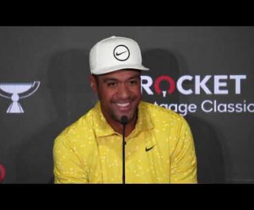 Tony Finau · Press Conference · 2023 Rocket Mortgage Classic · PGA Tour